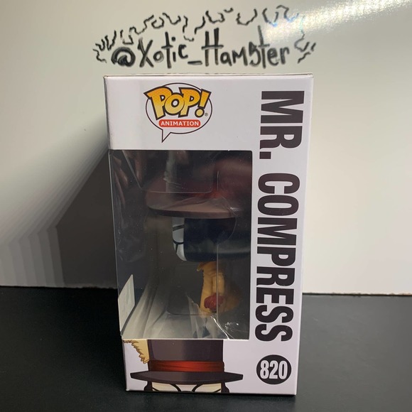 Funko POP! Mr. Compress #820 NYCC 2020 Fall Convention My Hero Academia Anime - Picture 2 of 6